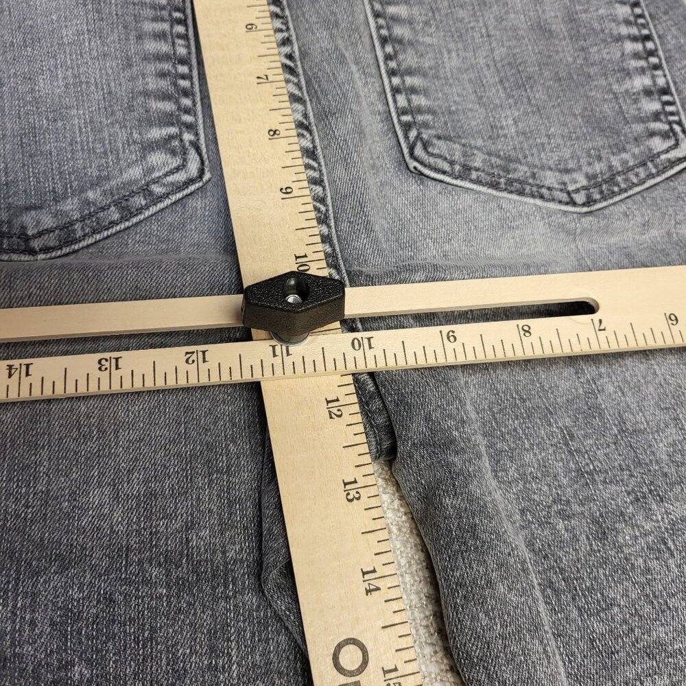 FIDELITY DENIM Juniper Crop Cropped Flare Women's Jeans Denim Surfire Grey SZ 27 - Picture 15 of 16